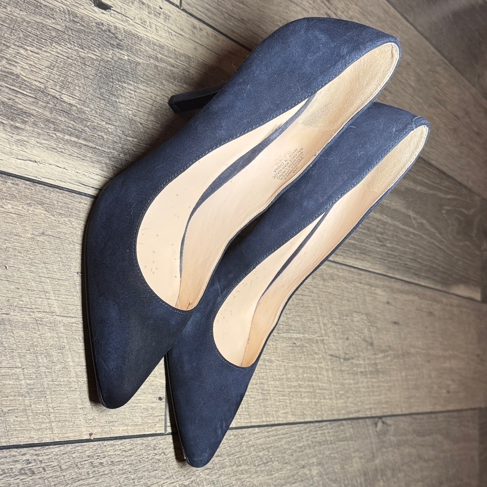 Nine West Navy Suede Women's Heels
